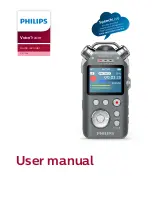 Preview for 1 page of Philips VOICE TRACER DVT7500 User Manual