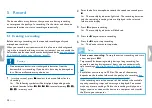 Preview for 20 page of Philips VoiceTracer DVT1250 User Manual