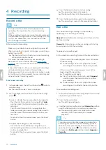 Preview for 10 page of Philips VoiceTracer DVT2110 User Manual