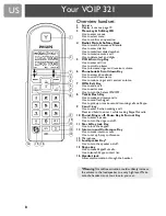 Предварительный просмотр 8 страницы Philips VOIP 321 User Manual