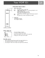 Предварительный просмотр 9 страницы Philips VOIP 321 User Manual