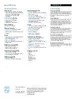 Preview for 2 page of Philips VOIP3211 Specifications