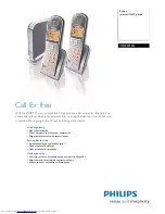 Preview for 1 page of Philips VOIP3212G Specification Sheet