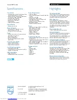 Preview for 2 page of Philips VOIP3212G Specification Sheet