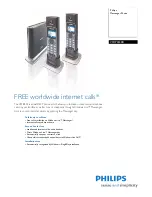 Preview for 1 page of Philips VOIP4332B Specifications