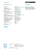 Preview for 2 page of Philips VOIP8410B Specifications