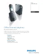 Предварительный просмотр 1 страницы Philips VOIP8411B Specifications