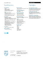 Preview for 2 page of Philips VOIP8411B Specifications