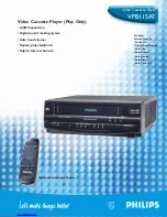 Preview for 1 page of Philips VPB115AT Specifications