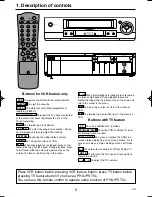 Предварительный просмотр 2 страницы Philips VR 130 Manual