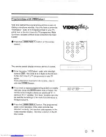 Preview for 27 page of Philips VR 247 Operating Instructions Manual