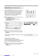 Preview for 29 page of Philips VR 247 Operating Instructions Manual