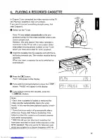 Preview for 19 page of Philips VR 258 Operating Instructions Manual