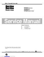 Philips VR 330 Service Manual предпросмотр