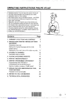 Предварительный просмотр 3 страницы Philips VR 447 Operating Instructions Manual