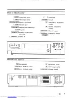 Preview for 5 page of Philips VR 447 Operating Instructions Manual