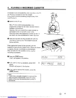 Preview for 19 page of Philips VR 447 Operating Instructions Manual