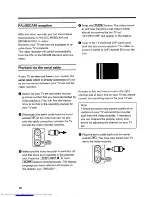 Preview for 22 page of Philips VR 451 Operating Instructions Manual