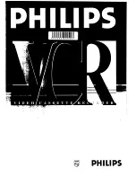 Philips VR 656 User Manual preview