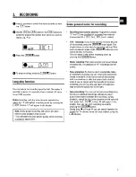 Preview for 11 page of Philips VR 676 Operating Instructions Manual