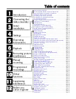 Preview for 1 page of Philips VR 708/07 Operating Instructions Manual