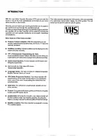 Preview for 3 page of Philips VR 716 Operating Instructions Manual