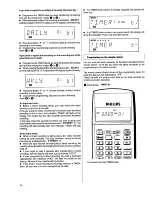 Preview for 36 page of Philips VR 716 Operating Instructions Manual