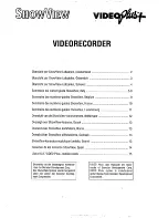 Предварительный просмотр 3 страницы Philips VR 838 Operating Manual