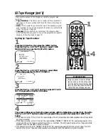 Preview for 68 page of Philips VR1010BP Owner'S Manual