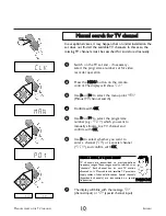 Предварительный просмотр 10 страницы Philips VR110/07 User Manual