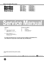 Preview for 1 page of Philips VR140/02 Service Manual