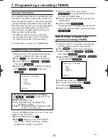 Preview for 12 page of Philips VR140/07 Operating Manual