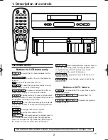 Preview for 2 page of Philips VR150/58 User Manual