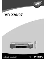 Предварительный просмотр 2 страницы Philips VR220/07 User Manual