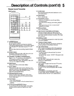 Preview for 5 page of Philips VR253/50 Operating Manual