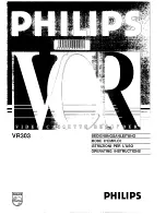 Preview for 1 page of Philips VR303 Operating Instructions Manual