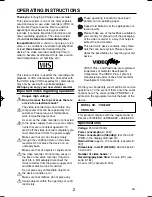 Preview for 3 page of Philips VR330/07 Operating Instructions Manual