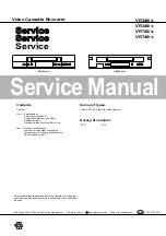 Preview for 1 page of Philips VR340/55 Service Manual