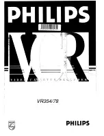 Philips VR354 (Portuguese) Owner'S Manual предпросмотр