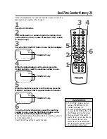 Предварительный просмотр 39 страницы Philips VR422CAT Owner'S Manual