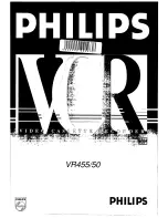 Philips VR450 Operating Instructions Manual preview