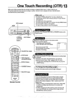 Предварительный просмотр 13 страницы Philips VR455/57 User Manual