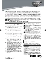 Philips VR540/07 User Manual preview