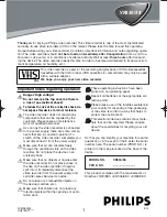 Philips VR550/58 User Manual preview