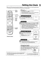 Предварительный просмотр 9 страницы Philips VR556/50 User Manual