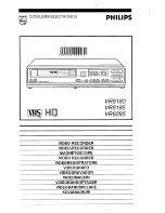 Philips VR6180 Operating Instructions Manual preview