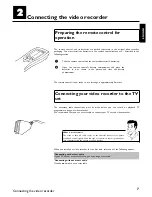 Preview for 11 page of Philips VR620/58 Product Manual