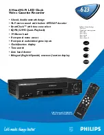 Philips VR623CAT Specification Sheet preview