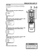 Preview for 19 page of Philips VR624CAT Owner'S Manual