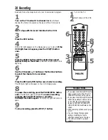 Preview for 30 page of Philips VR624CAT Owner'S Manual